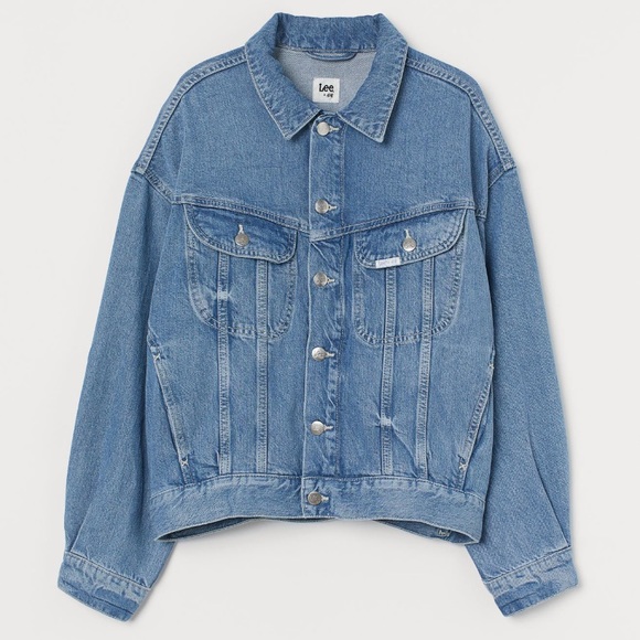 H&M Jackets & Coats Lyocelleblend Denim Jacket Poshmark